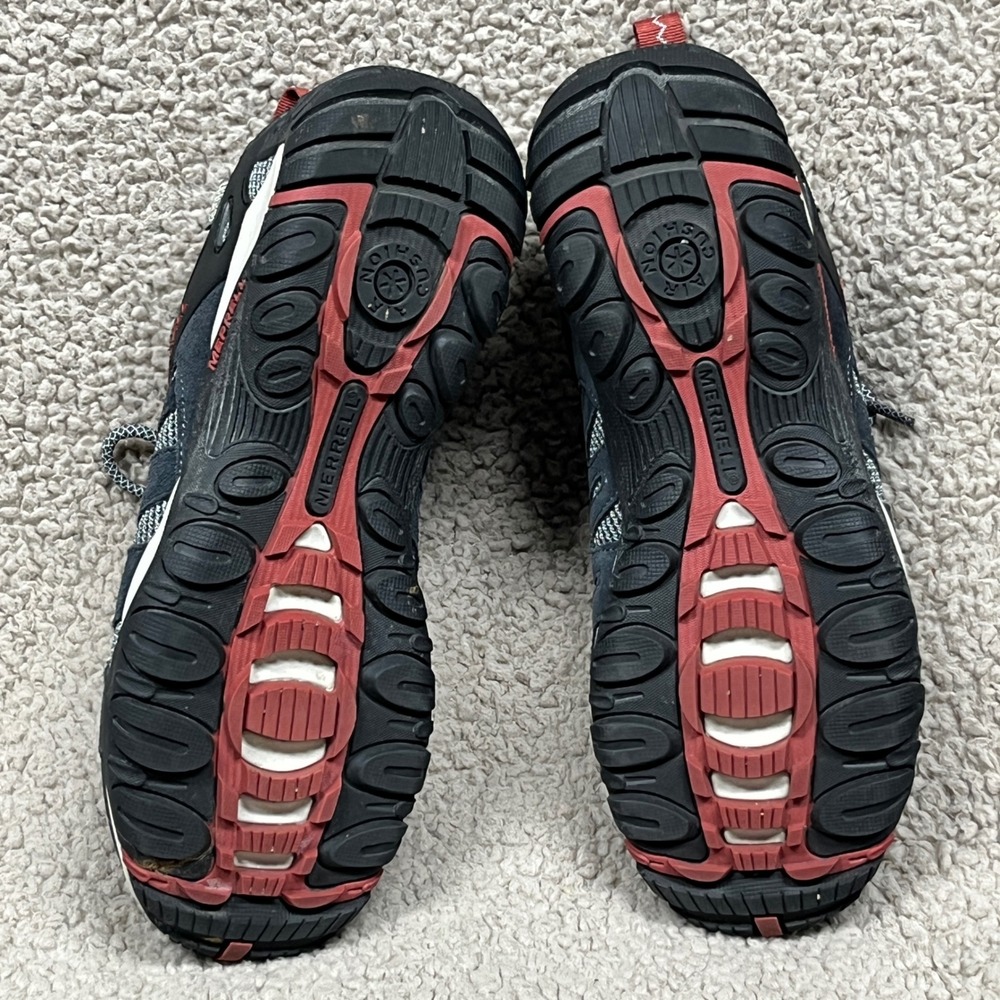 Merrell Moab Ventilator Hiking Shoes Mens Size 8 Granite Red Ochre Low Top - Picture 3 of 9